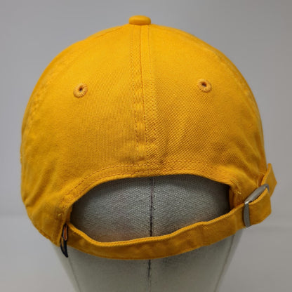 Oklahoma City Thunder NBA Adidas Yellow Baseball Cap One Size Slideback Logo Hat