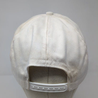 Wheel of Fortune & Jeopardy Snapback Hat White One Size Adjustable
