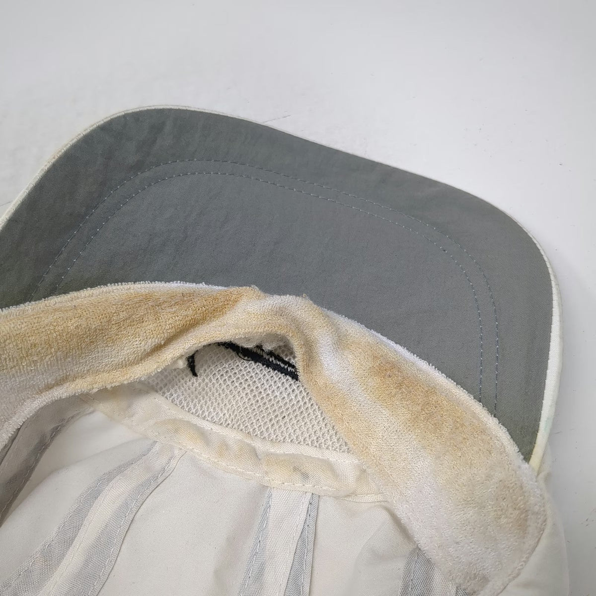 Nike Baseball Cap White One Size Mesh Panel Technical Adjustable Strapback Hat