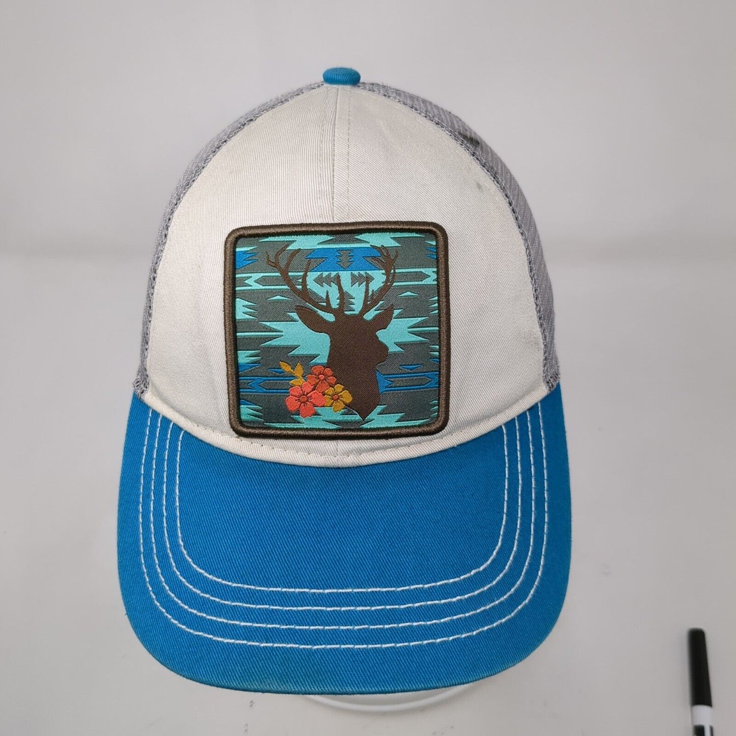 Sugar Creek Trucker Hat Multicolor One Size Mesh Back Deer Patch