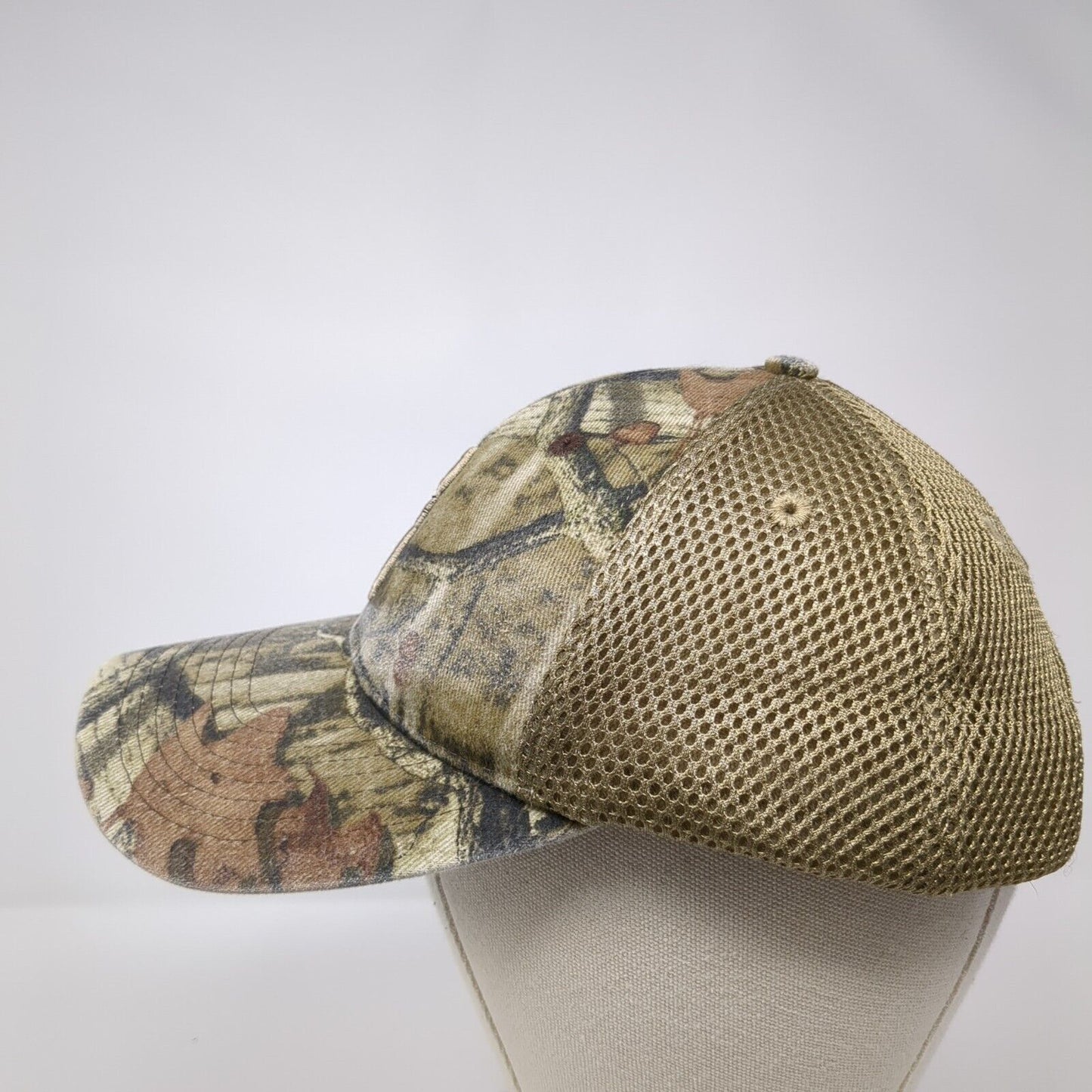 Browning Strapback Mesh Back Hat Camouflage OSFA Embroidered Hunting