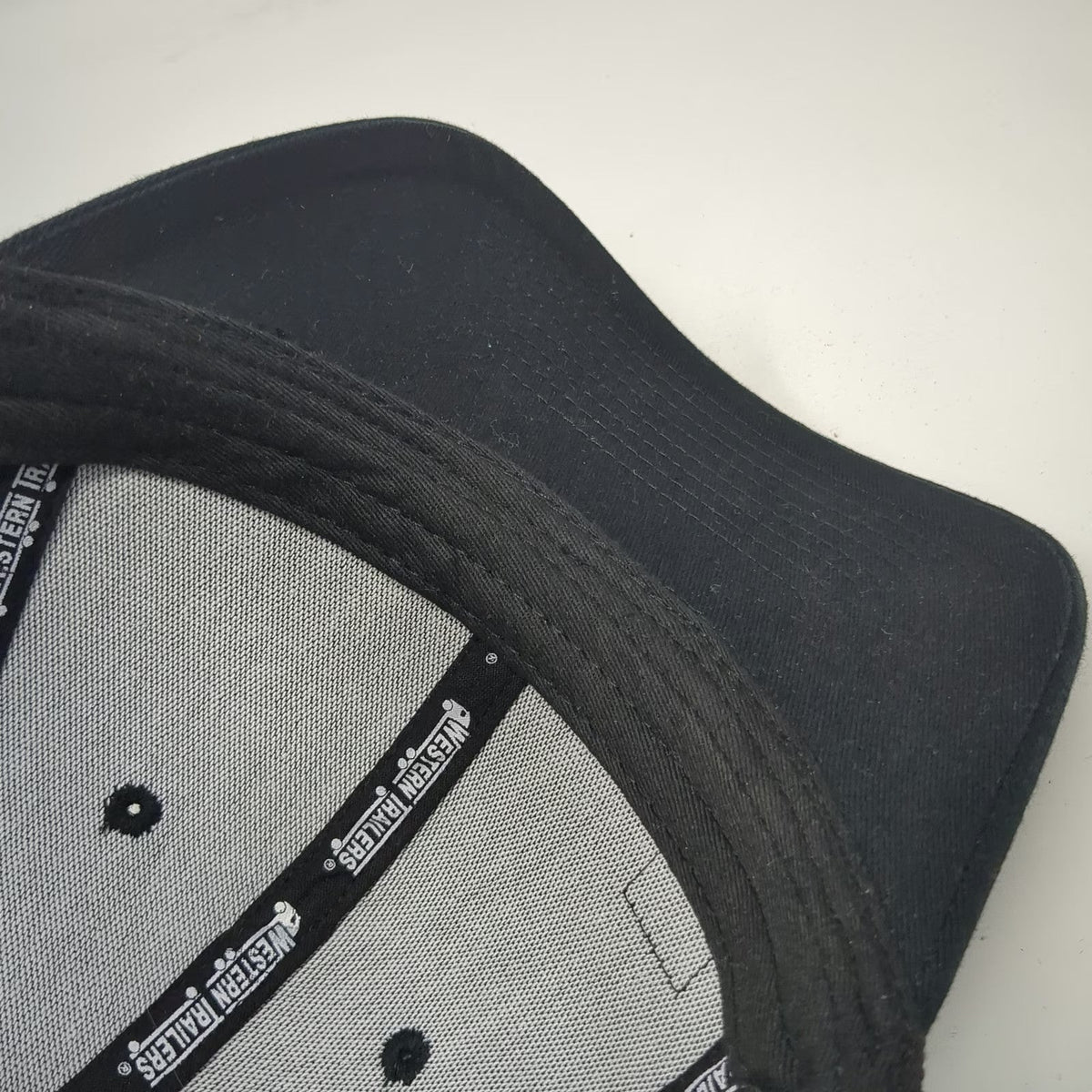 Western Trailers Trucker Hat Black One Size Mesh Back Snapback Semi Truck Patch