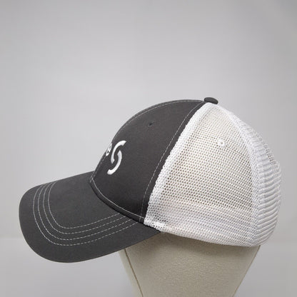 Spire Logo Slideback Trucker Hat Gray One Size Mesh Back Cap America