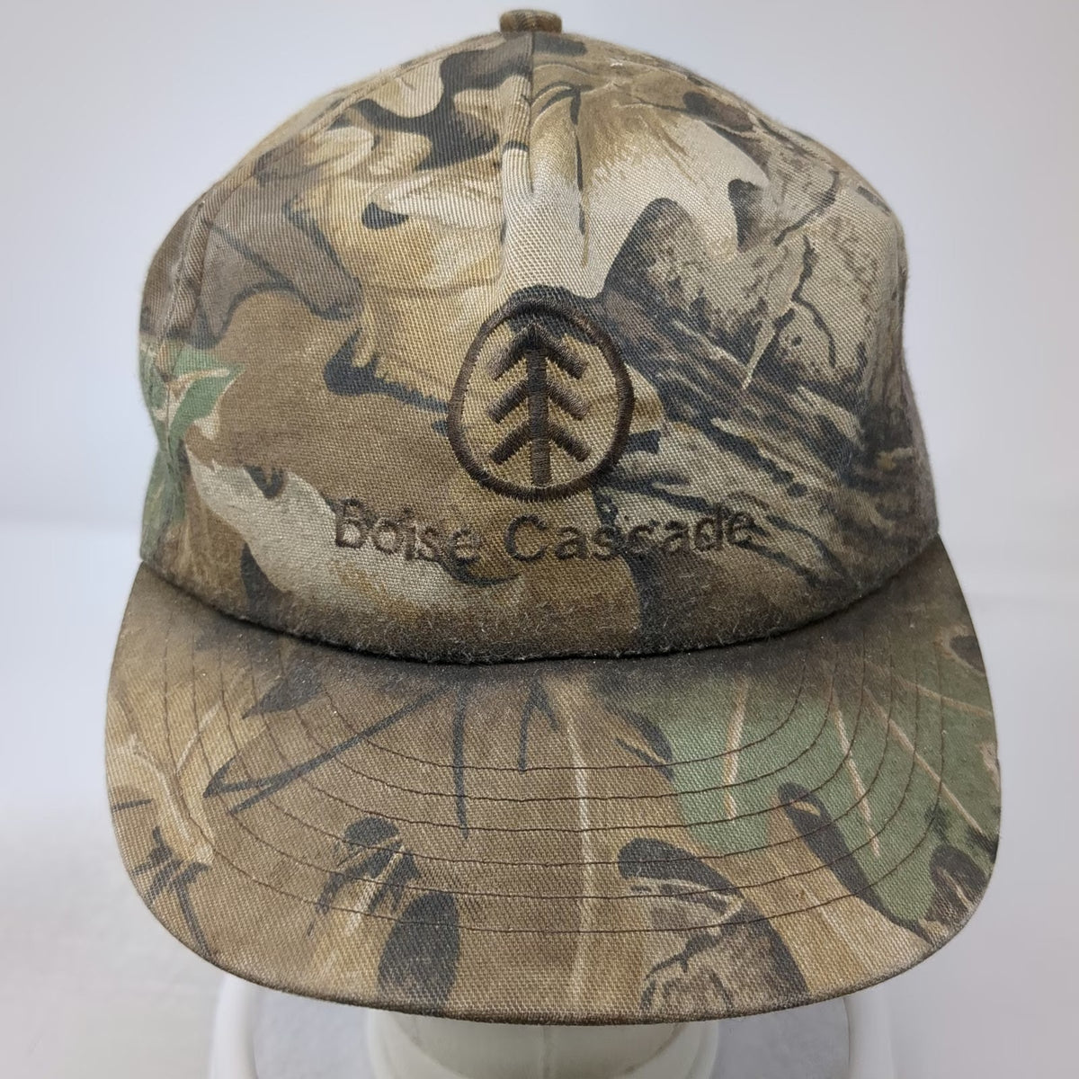 Cap America 5 Panel Brown One Size Advantage Camo Boise Cascade Snapback Hat