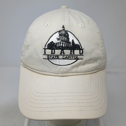 Fahrenheit Baseball Cap Beige One Size Idaho State Capitol Cotton Slideback Hat