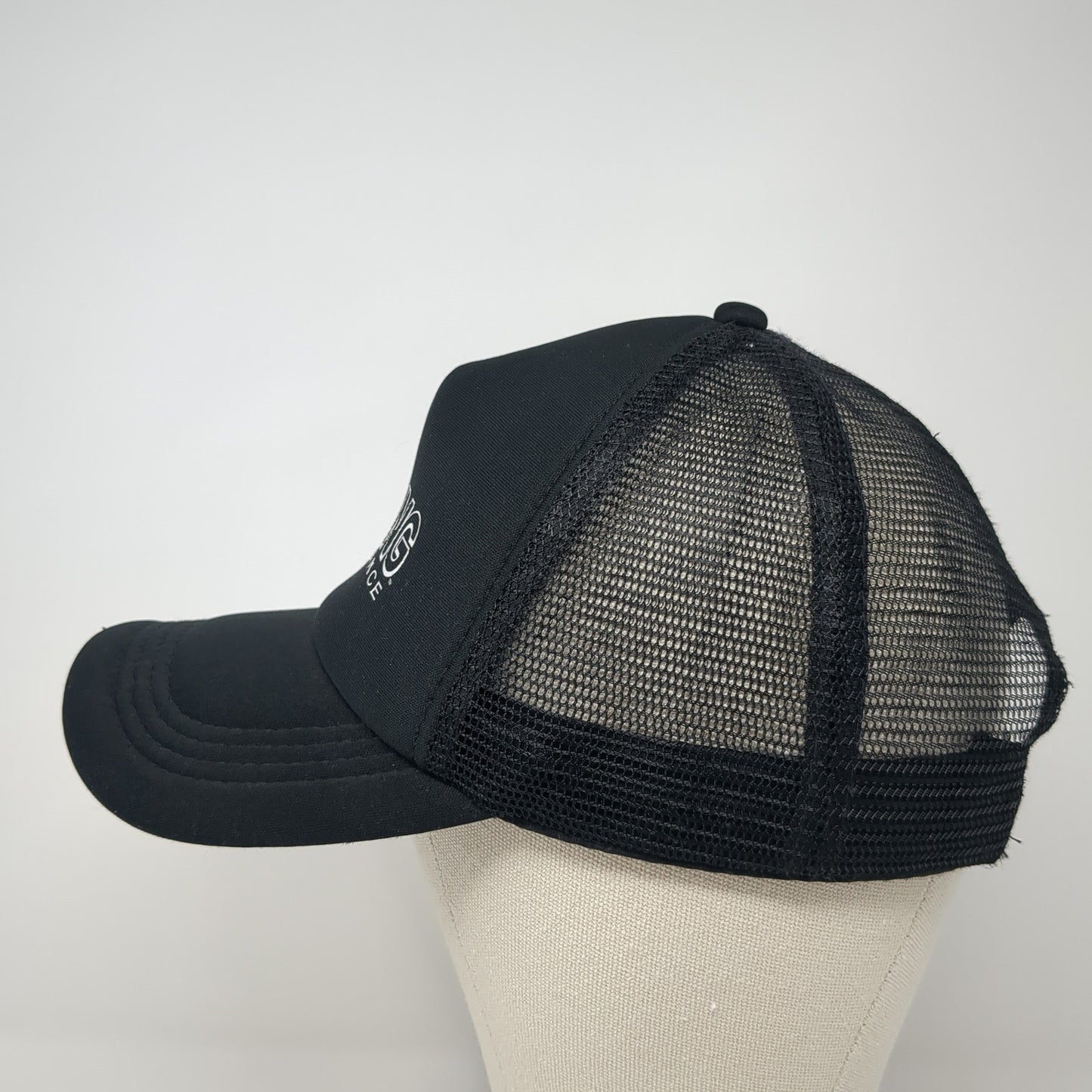 Melling Performance Snapback Trucker Hat Black One Size Mesh Back