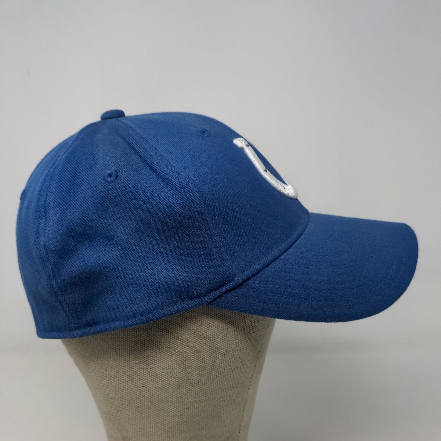 Reebok NFL Men's Fitted Hat Blue Size M/L Embroidered Indianapolis Colts Logo