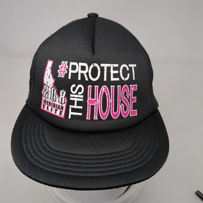 Protect This House Meridian Elite Snapback Trucker Hat Black OSFA Mesh District