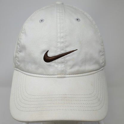Nike Baseball Cap Beige One Size Heritage86 Dri-FIT Leather Slideback Swoosh Hat