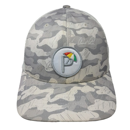Puma Gray Arnold Palmer Camo Trucker Hat One Size Golf Umbrella P Patch Mesh