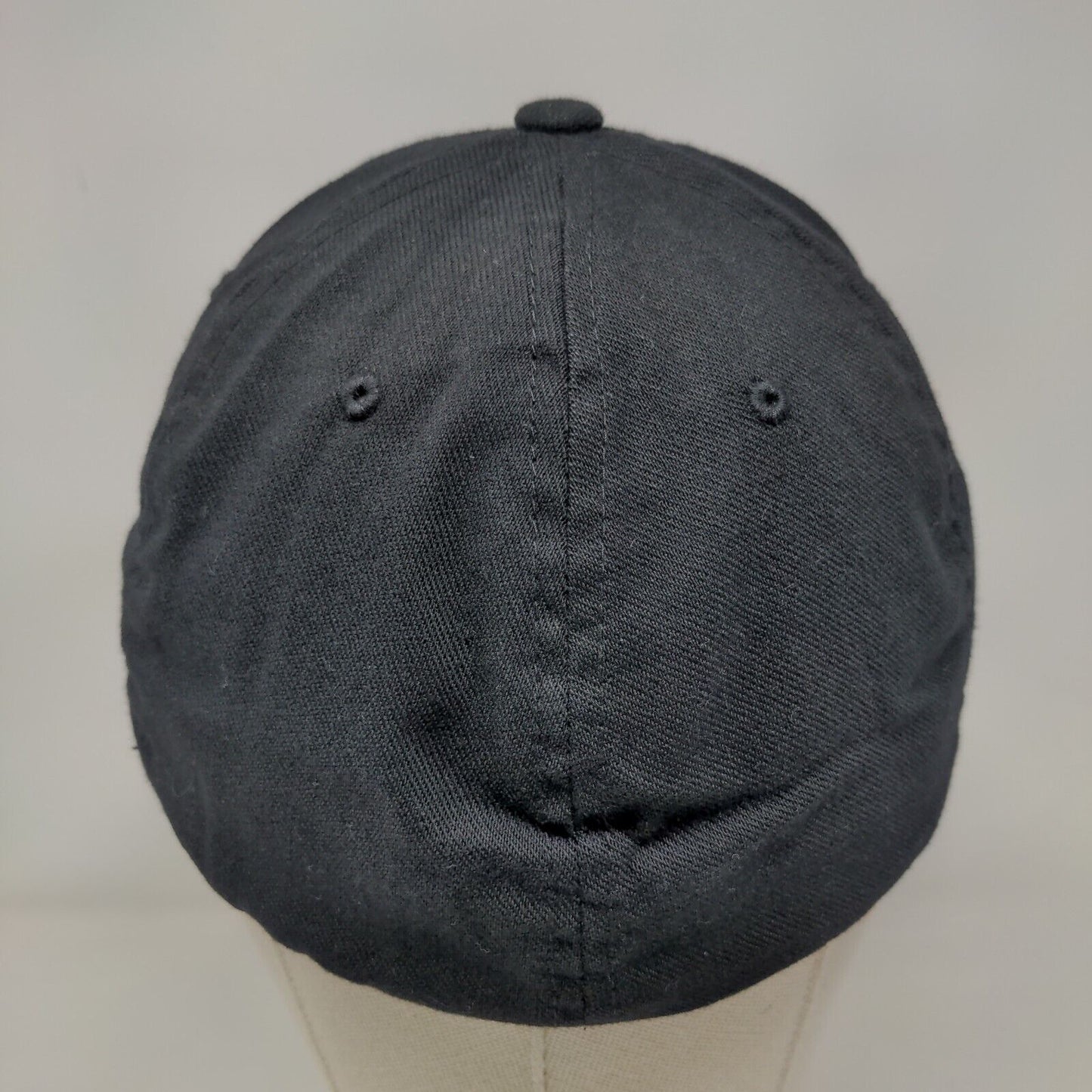 CC Fitted Hat Black M-L Embroidered Pro 185 Flexfit ProCotton Richardson