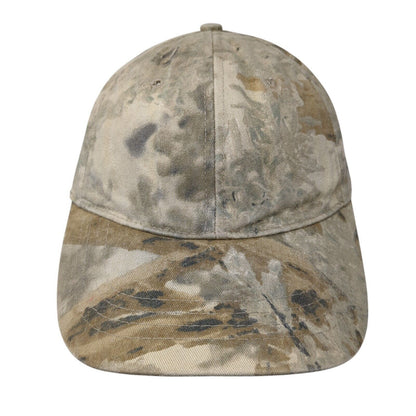Unbranded Snapback Hat Camouflage One Size Adjustable Vented Holes Blank