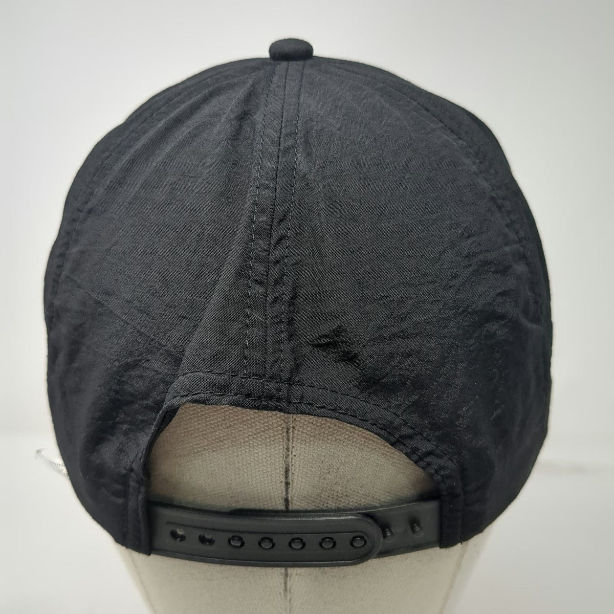 Victor Logo 5 Panel Hat Black One Size Nylon Snapback Sunset Graphic Embroidered