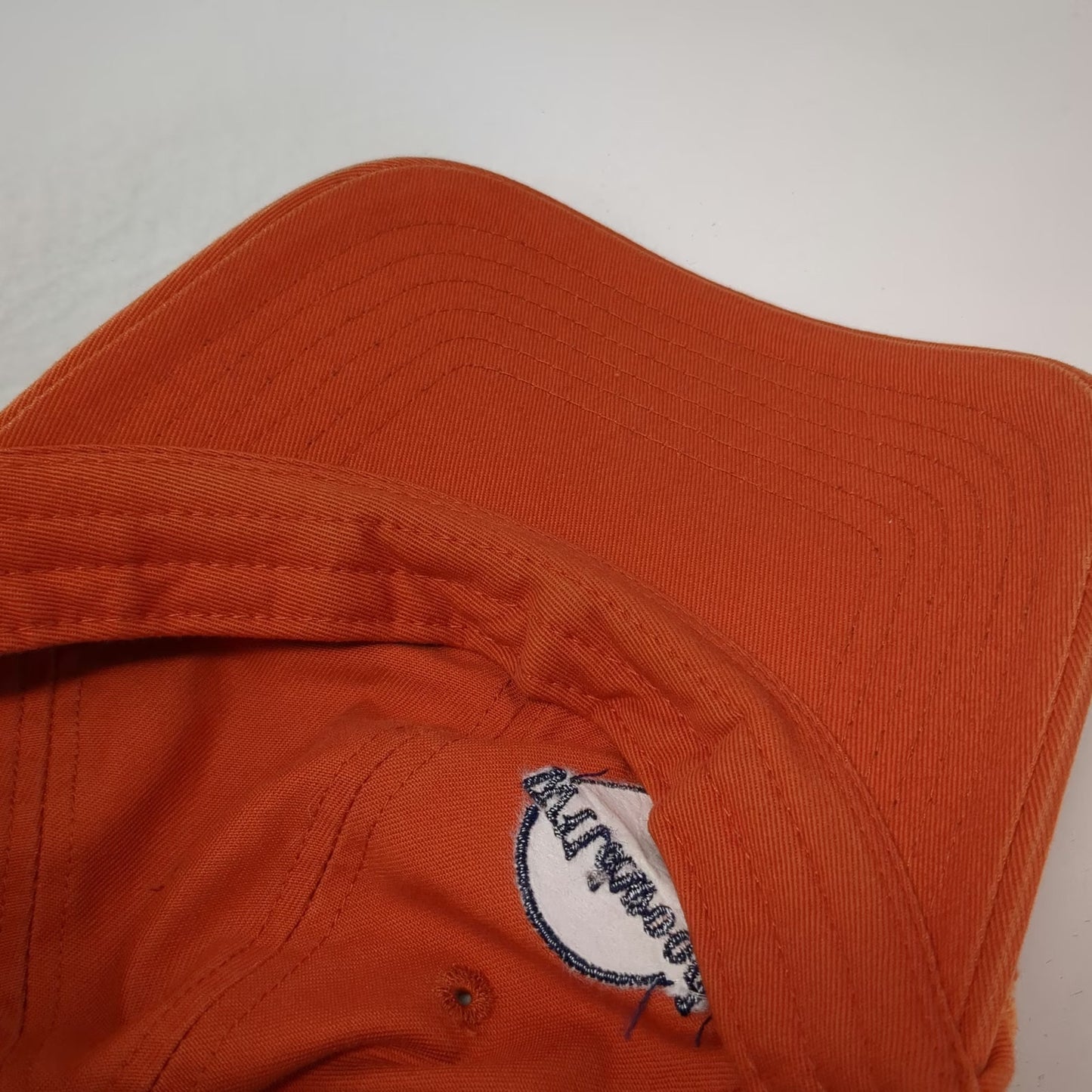 Royal Baseball Cap Orange One Size Distressed Seams Wildwood New Jersey Hat