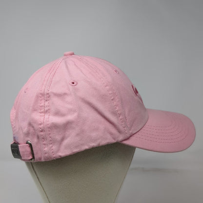 Caterpillar Baseball Cap Pink One Size Script Logo Cotton Slideback Hat