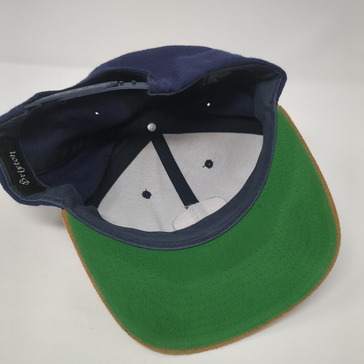 Brixton Supply Trade Mark Snapback Hat Multi One Size Colorblock Patch