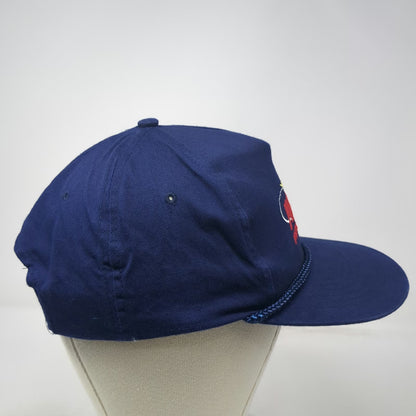 Avemco Insurance Company 5 Panel Blue One Size Rope Snapback Airplane Hat Cotton