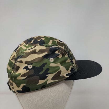Urban Surf Strapback Hat Camouflage One Size Adjustable Strapback Vented Holes