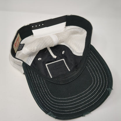 Nashville Music City USA Snapback Trucker Hat Black One Size Mesh Back