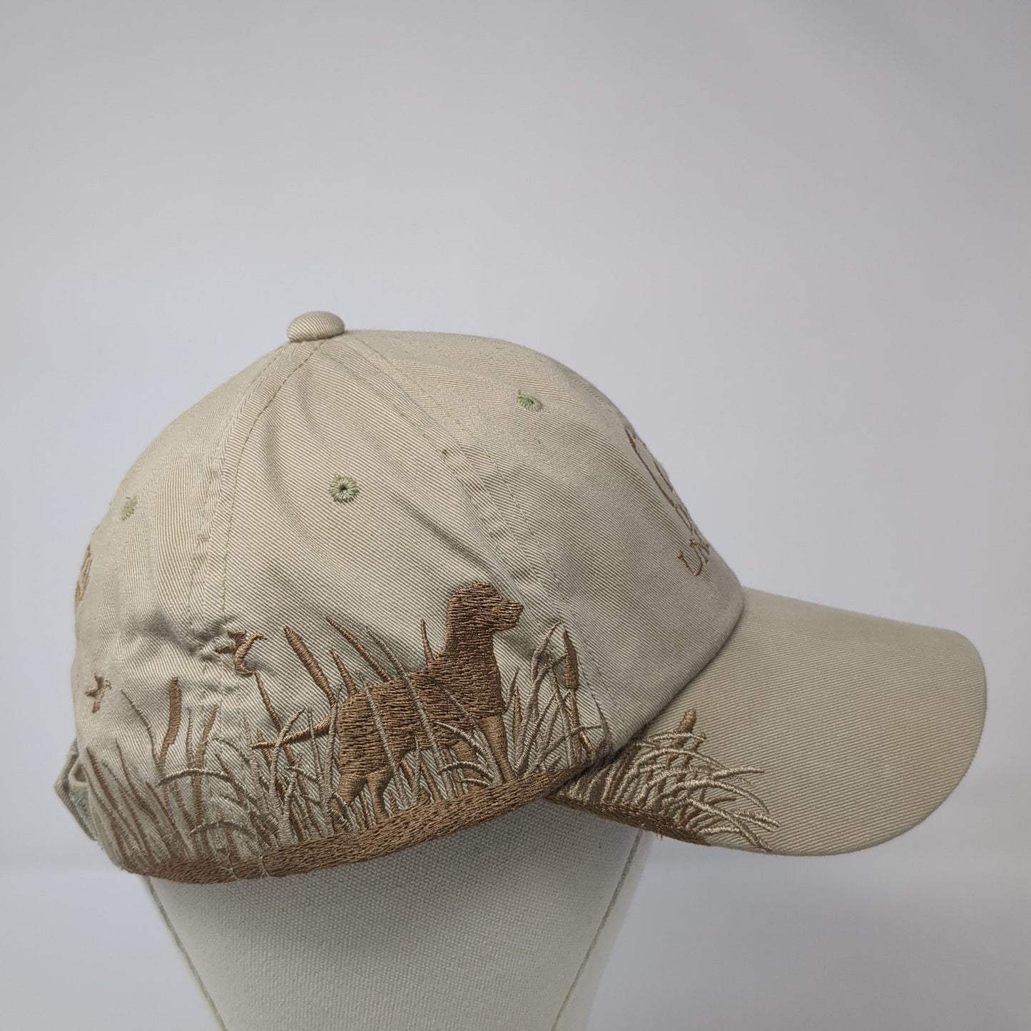 Ducks Unlimited Warrenton Baseball Cap Brown One Size Adjustable Embroidered