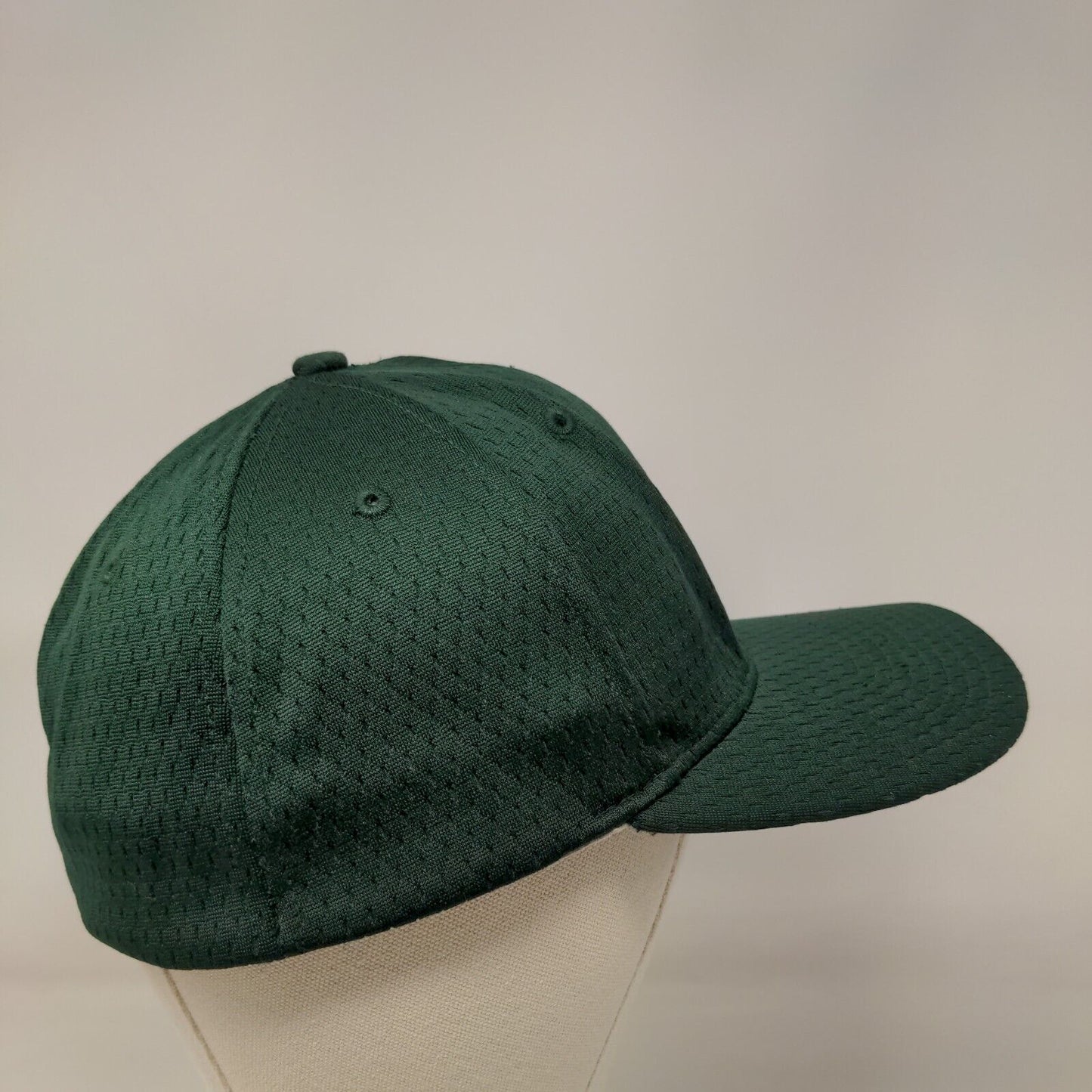 Richardson Fitted Hat Green S/M Embroidered Pro 495 Vented Holes