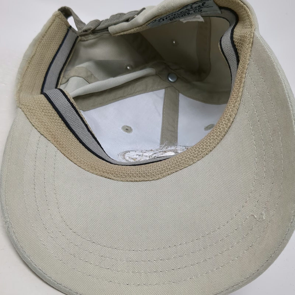 Imperial La Quinta Country Club Roadrunner USA Flag Baseball Cap Beige One Size