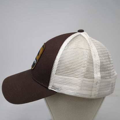 Simms Trucker Hat Brown One Size Mesh Back Fishing Products Patch Snapback Gear