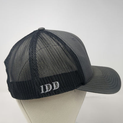 Richardson Trucker Hat Gray One Size Helena IDD Agriculture Mesh Back Snapback