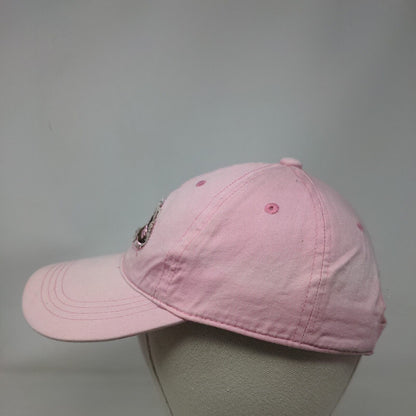 Team Realtree Strapback Hat Pink OSFM Adjustable Embroidered 6 Panel Cotton