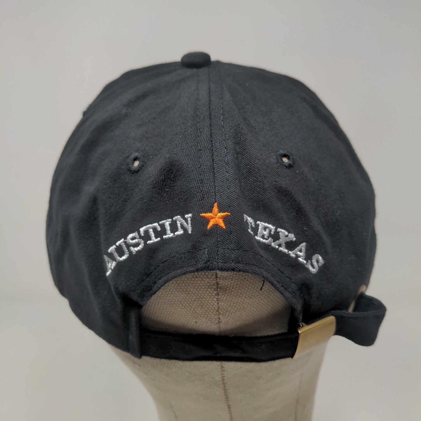 Tito's Handmade Vodka Men's Slideback Hat Black Embroidered Logo Austin Texas