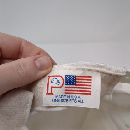 Idaho USA 25 1890-1990 Snapback Hat White One Size Adjustable Vented Holes