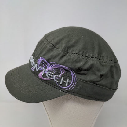 Outdoor Cap Women's Strapback Cadet Cap Green Embroidered Bow Tech Logo Archery