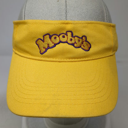 Mooby's Weinstein Co Yellow Visor One Size Strapback Cotton Embroidered Hat