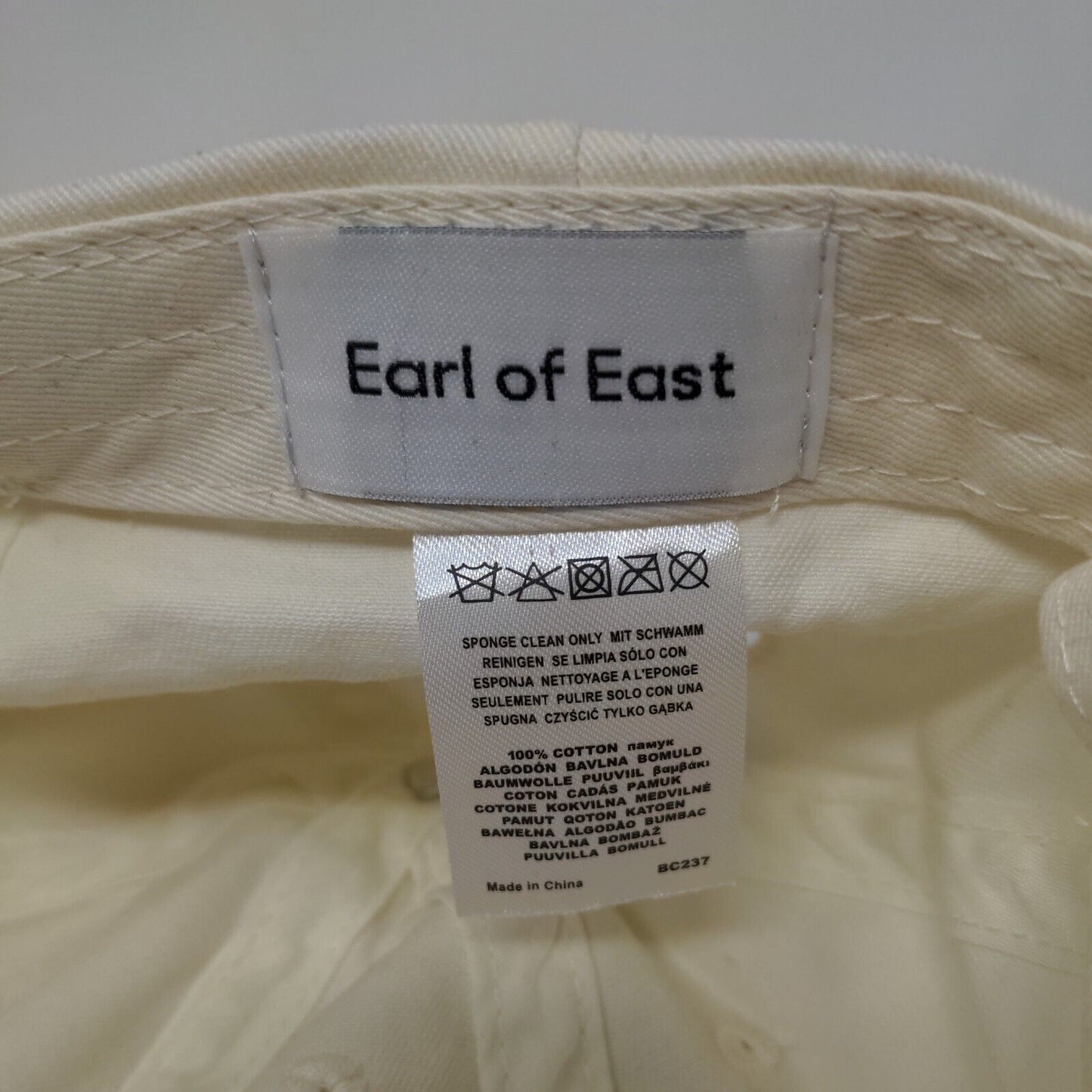 Bloom Where You're Planted Earl Of East Slideback Hat Cream One Size