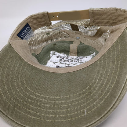 Ouray Trucker Hat Green One Size Mesh Montana Wolf Creek Angler Fish Patch Cap