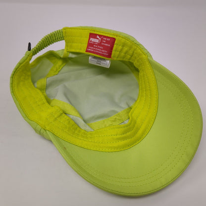 PUMA Strapback Cadet Army Cap Green One Size Stretch Lightweight Polyester