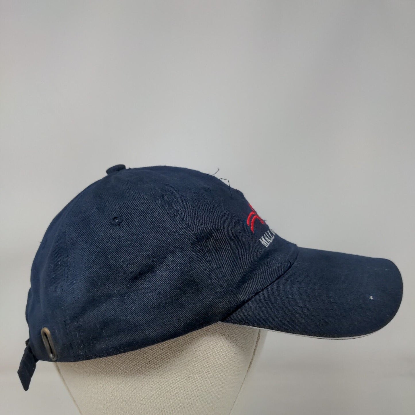 Mall of America Slideback Hat Blue One Size Embroidered Patriotic 6 Panel Seba