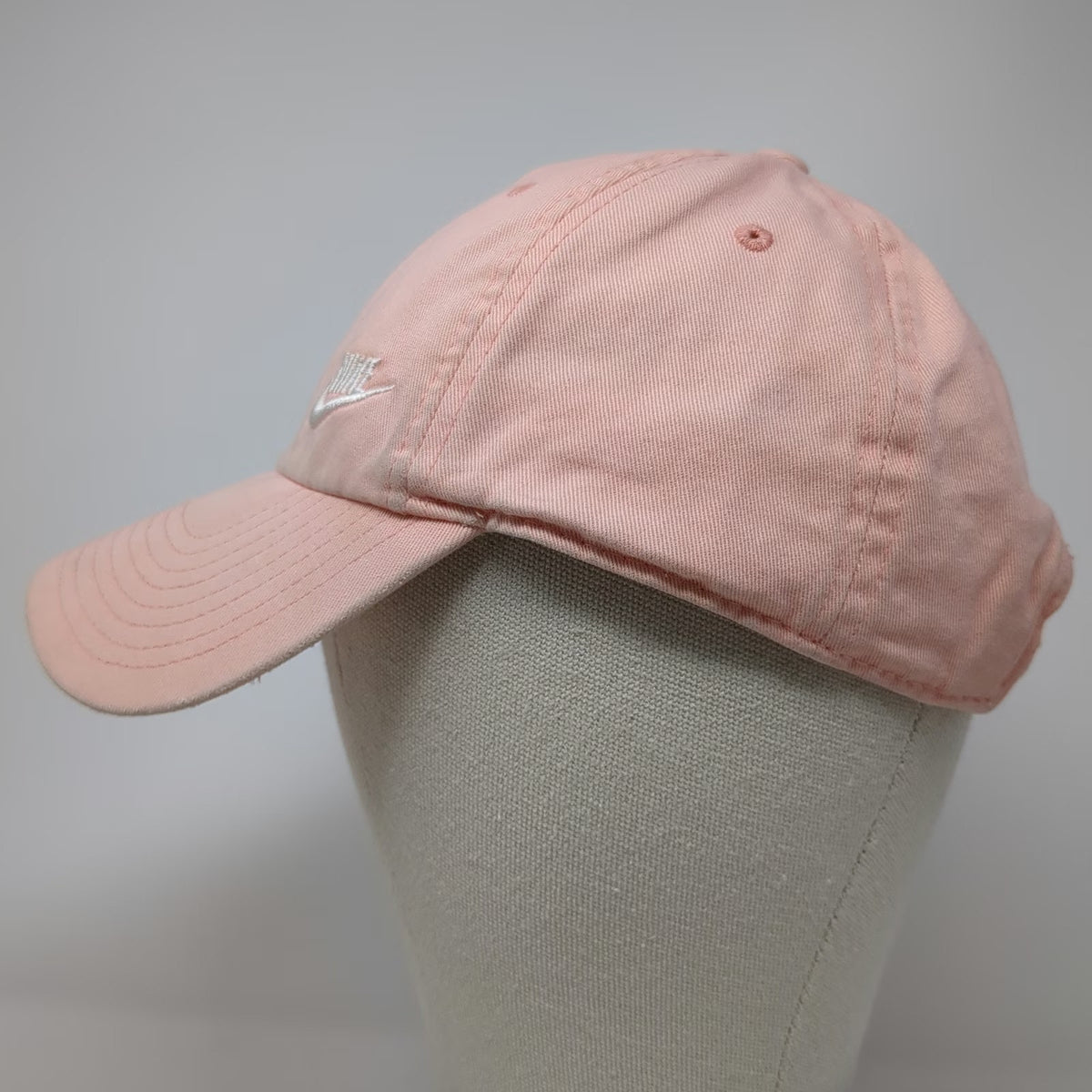 Nike Baseball Cap Pink One Size Heritage86 Swoosh Logo Hat Slideback Adjustable