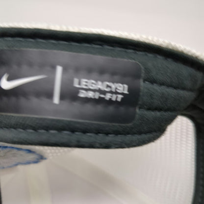 Nike Baseball Cap White M Pfizer Corporate Mesh Dri-FIT Legacy 91 Swoosh Hat