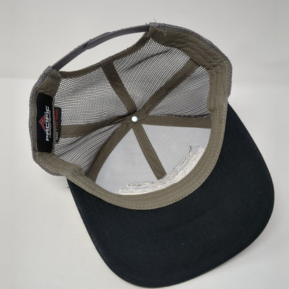 Garage Build Dennis Kirk Snapback Trucker Hat Black One Size Mesh Back