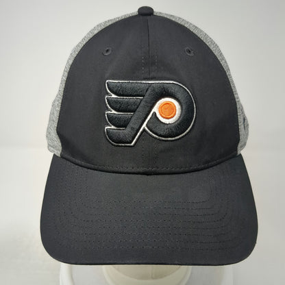 Philadelphia Flyers NHL Fanatics Cap Black Gray XL Heathered Flex Fit Hat Logo