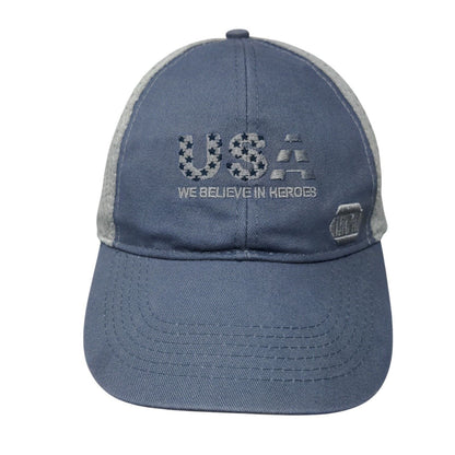 USA We Believe In Heroes Strapback Hat Multi One Size Embroidered NAPA