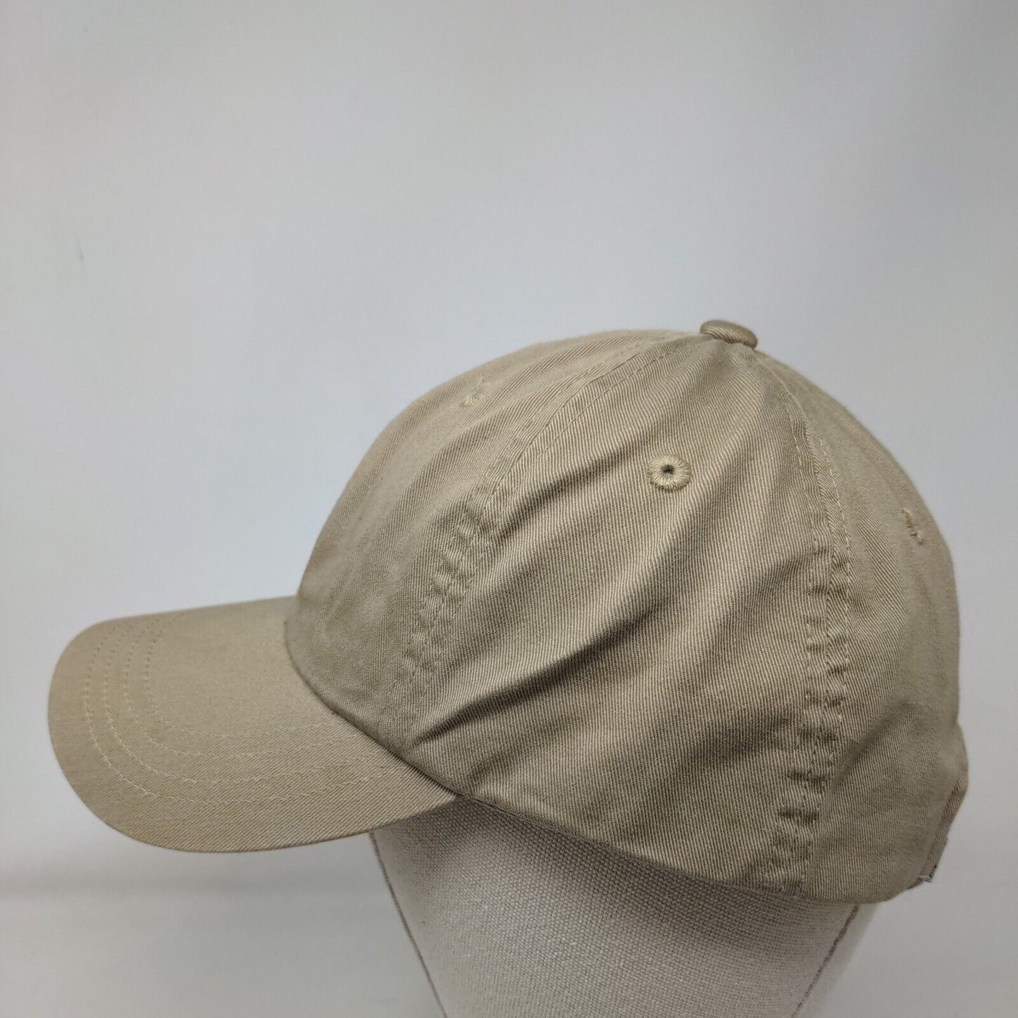The Tartan Slideback Hat Tan One Size Adjustable Embroidered 6 Panel Imperial