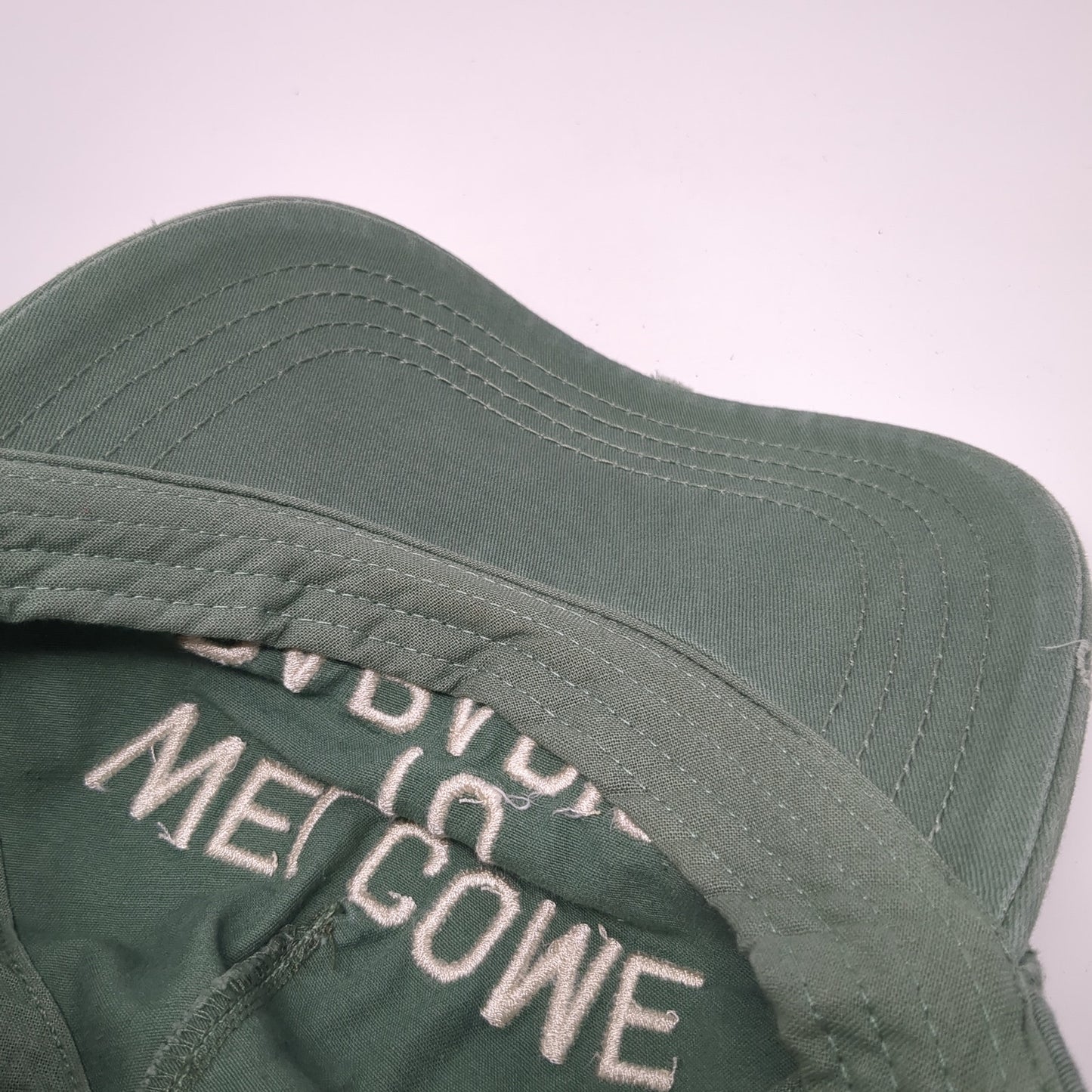 Welcome To Pardise Slideback Baseball Cap Green One Size Adjustable Billabong
