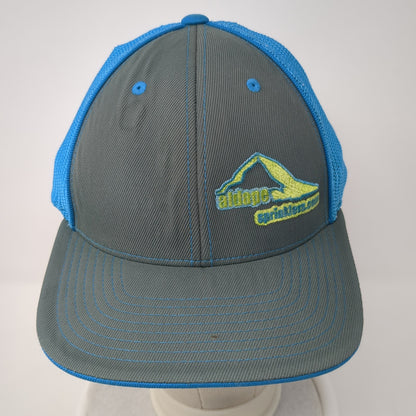 Pacific Headwear Fitted Mesh Back Trucker Hat Multi 7 3/8 Embroidered