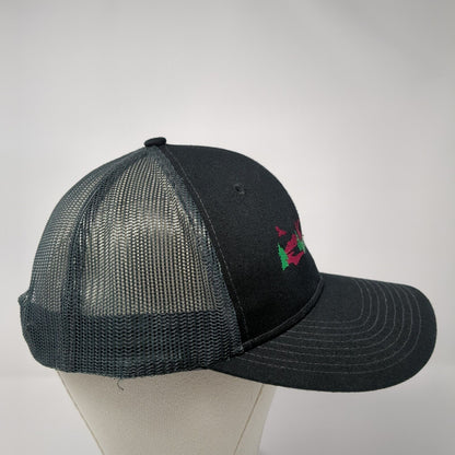 Kuna Dental Snapback Trucker Hat Black One Size Mesh Back Port Authority