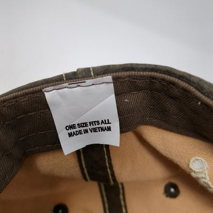 RED'S Trading Post Oldest Gun Shop in Idaho Strapback Hat Brown OS Adjustable