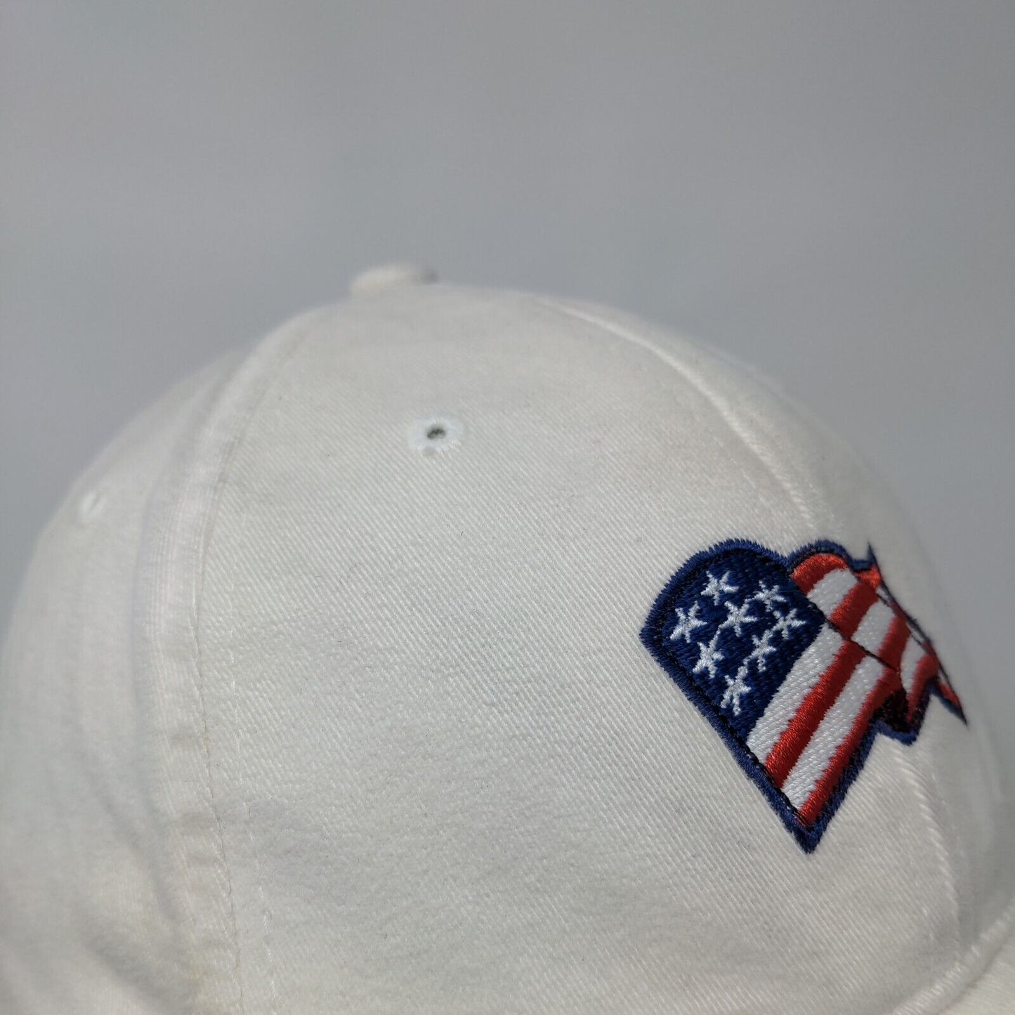 Flag Wrightsock Fitted Hat Tan One Size Embroidered 6 Panel Imperial