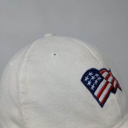 Flag Wrightsock Fitted Hat Tan One Size Embroidered 6 Panel Imperial