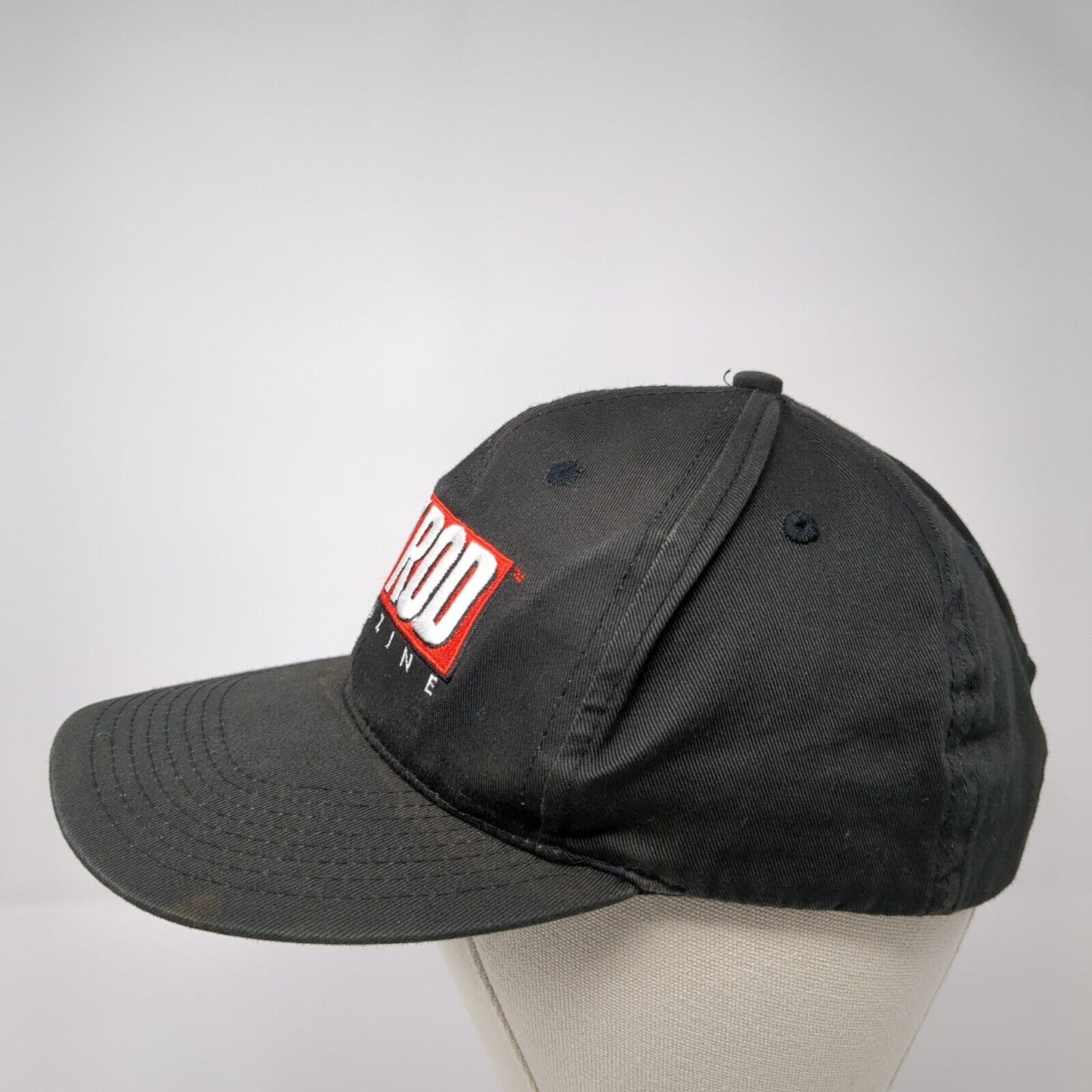 Hot Rod Magazine Strapback Hat Black One Size Embroidered 6 Panel